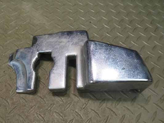 73-89 Mercedes R107 Convertible B Pillar TOP Hinge Latch Chrome Cover Set OEM