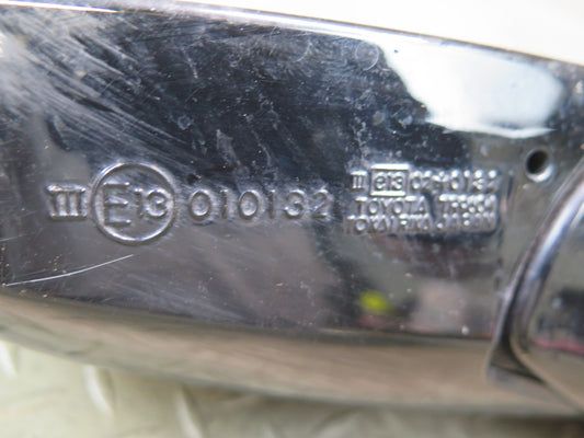 99-01 Toyota Crown JZS175 RHD Front Left Side View Heated Door Mirror Black OEM