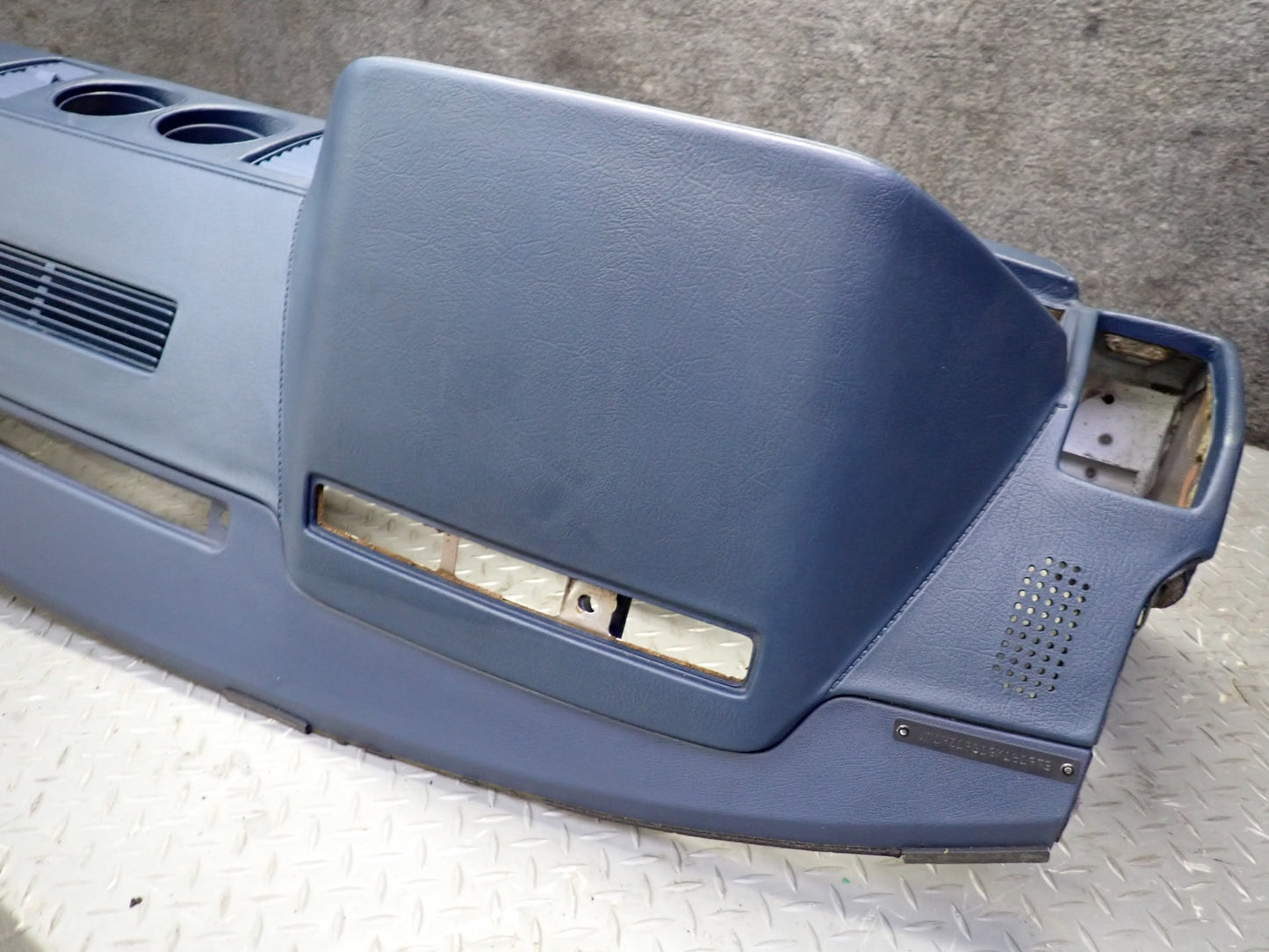 85-87 Nissan Z31 300ZX NA Dashboard Dash Instrument Trim Panel Cover Blue OEM