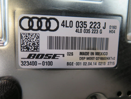 12-15 Audi 4L Q7 Bose Audio System Amplifier AMP 4L0035223J OEM