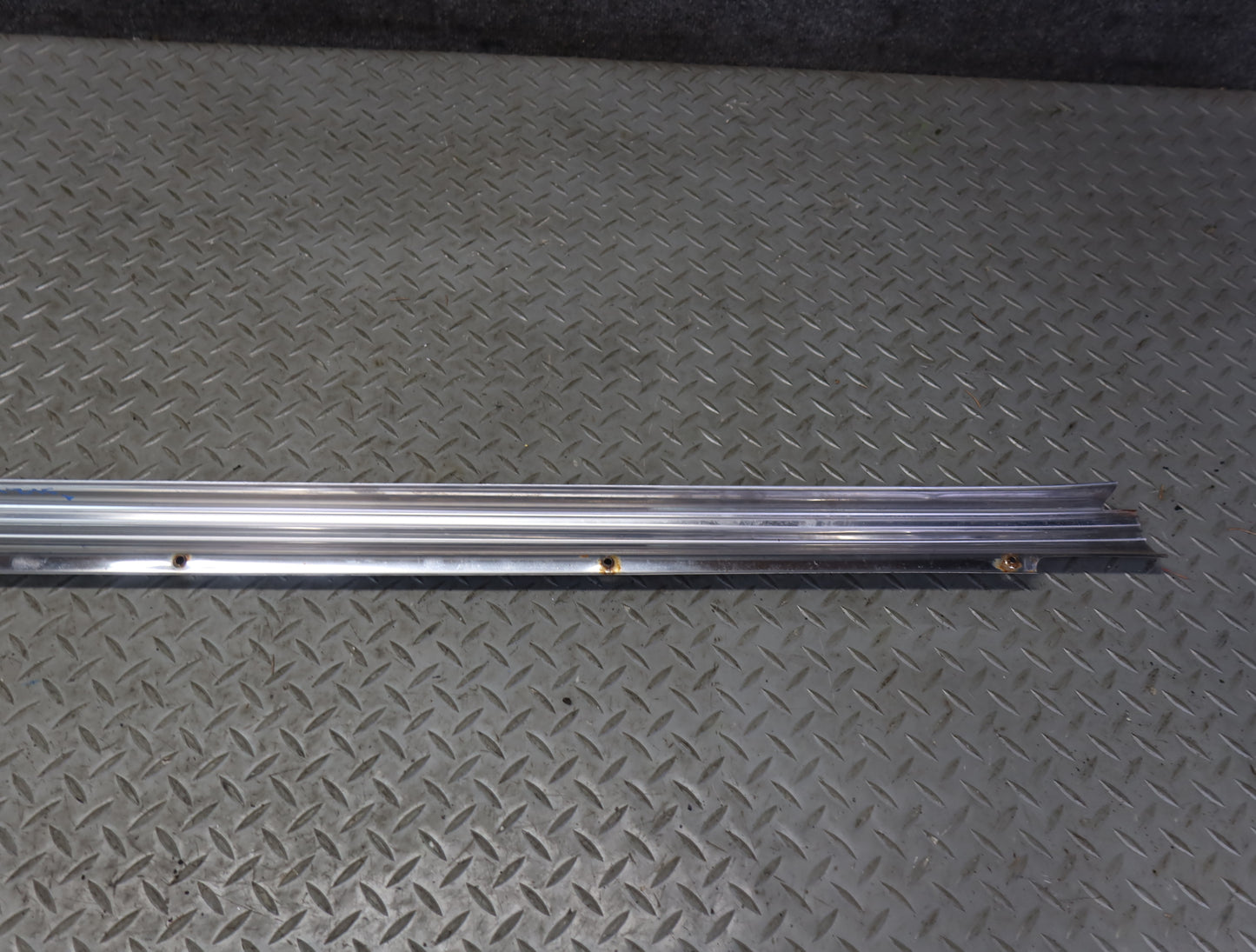 86-89 Mercedes R107 560SL Left & Right Door Sill Scuff Plate Trim Set OEM