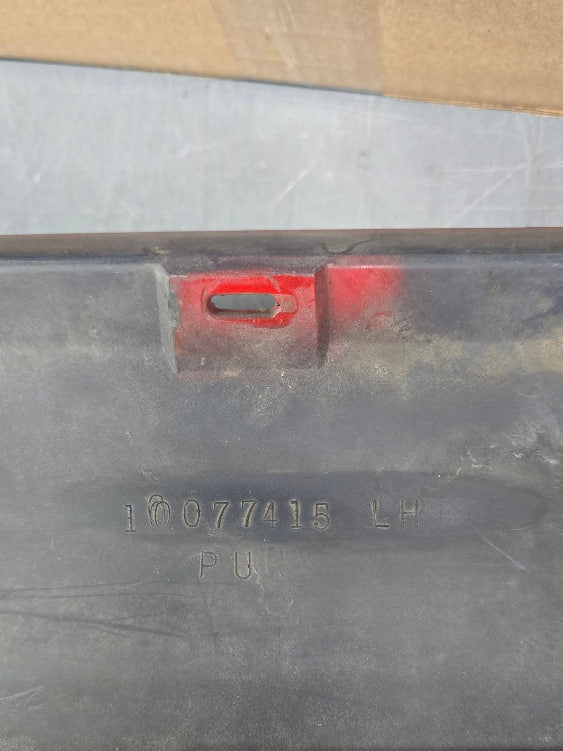 84-96 Chevrolet Corvette C4 Left Side Skirt Rocker Panel Torch RED OEM