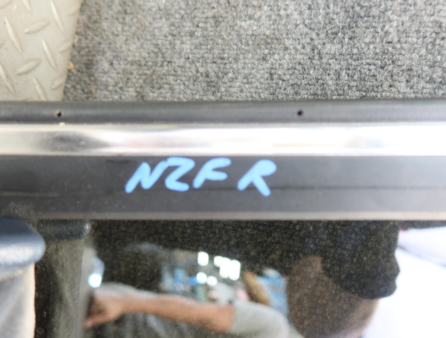85-89 Nissan Z31 300ZX 2+0 Right T-top Roof Glass Panel w Lock Latch & Trim OEM