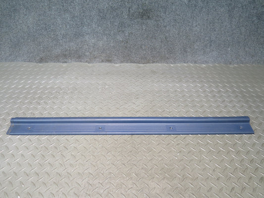 84-89 Nissan Z31 300ZX 2+0 Left & Right Door Scuff Sill Plate Trim Set Blue OEM