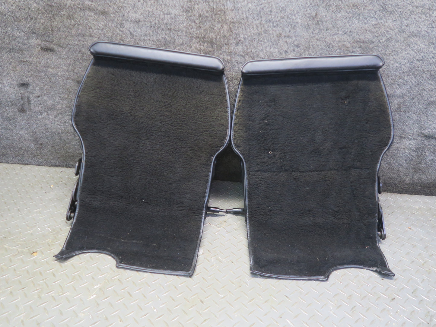 85-86 Porsche 928 S Front & Rear Left Right Side Power Seat Leather Black Set