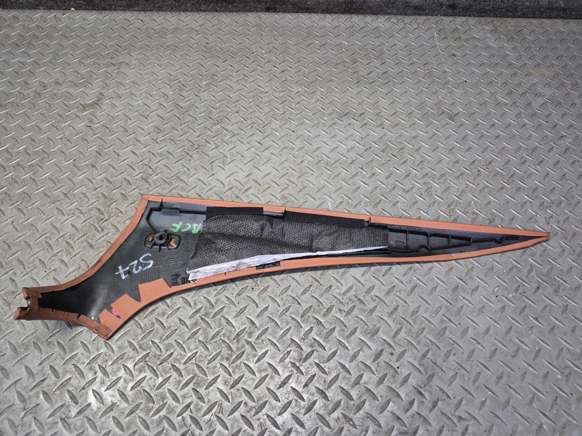 03-10 Bentley Continental GT Coupe Rear Quarter Interior C Pillar Trim Panel Set
