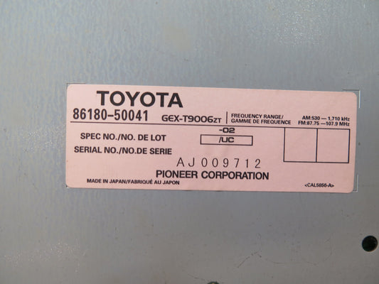 01-03 Lexus UCF30L LS430 Pioneer Audio Radio Amplifier AMP 86180-50041 OEM