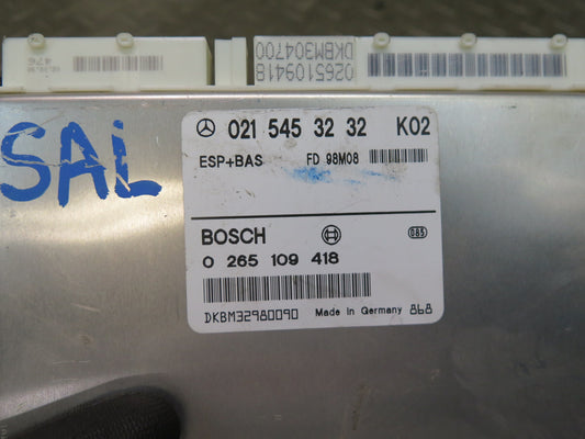 99-02 Mercedes R129 SL500 ESP Electronic Stability Control Module 0215453232 OEM