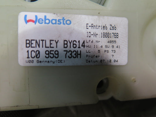 03-10 Bentley Continental GT Coupe Rear Spoiler Wing Motor 1C0959733H