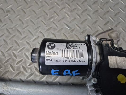 2015-2020 BMW F32 F33 F82 F83 M4 Windshield Wiper Transmission Linkage w Motor
