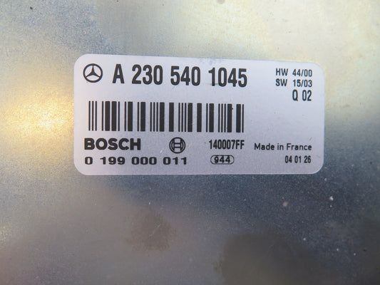 03-12 Mercedes R230 Sl-class Battery Stabilization Control Module 2305401045 OEM