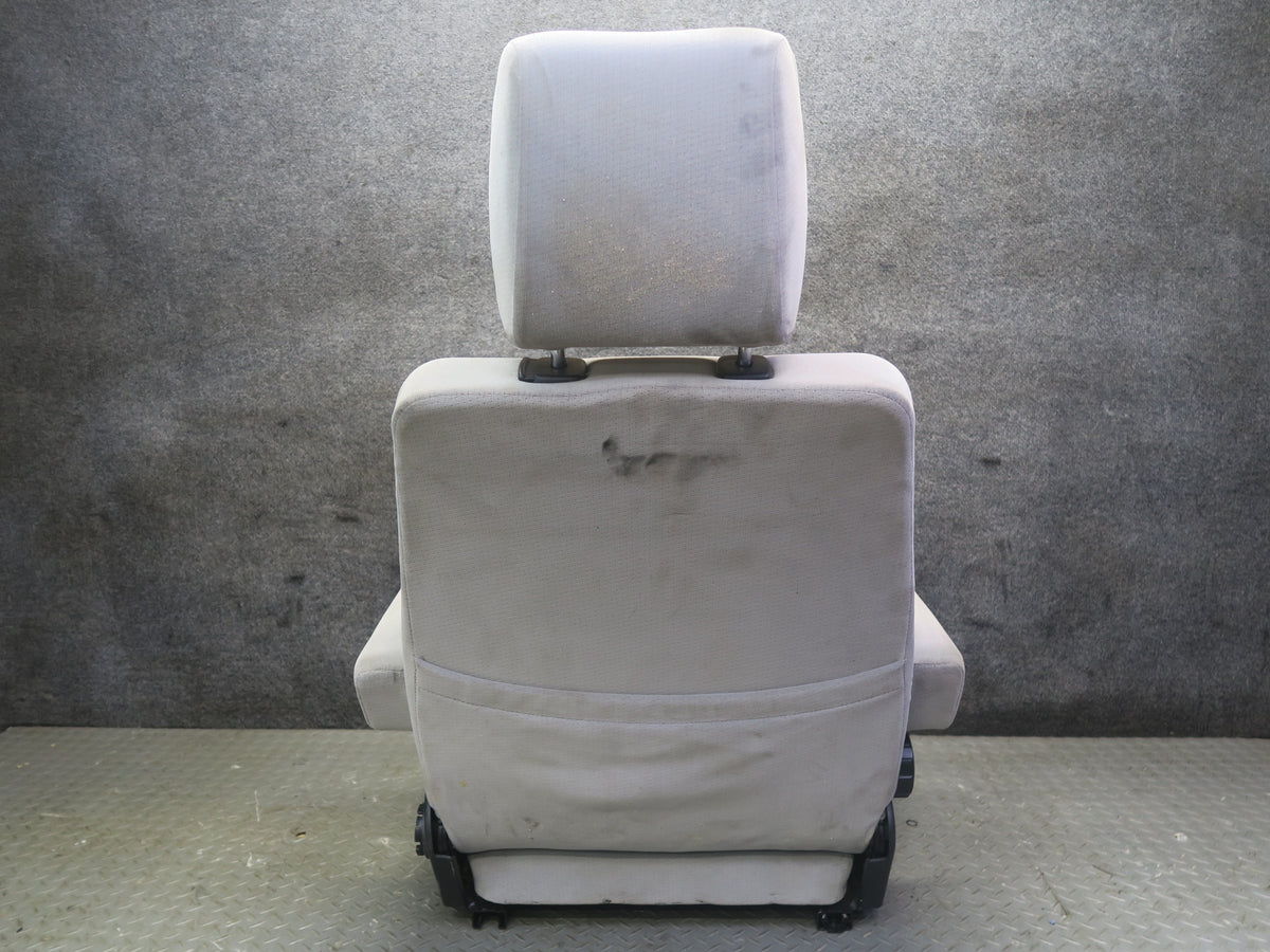 01-03 VW Eurovan T4 Set of 2 Front Left & Right Cloth Seat w Armrest Gray OEM