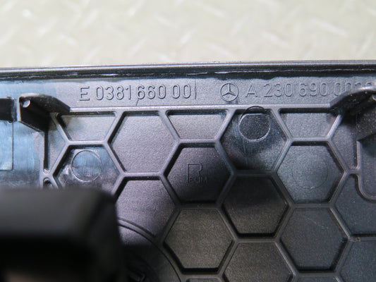 03-06 Mercedes R230 SL55 AMG Rear Deck Shelf Speaker Trim Cover Black OEM