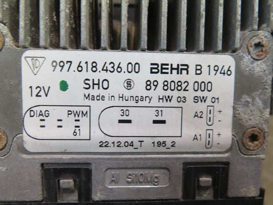 2005-2012 Porsche Boxster 987 Cooling Fan Control Module Unit