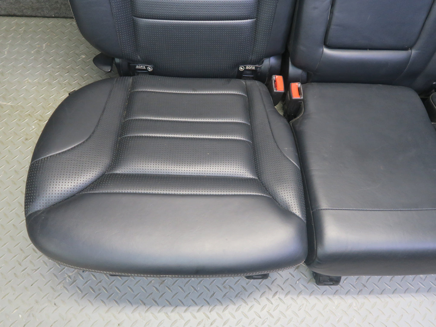 12-15 Mercedes W166 ML AMG Front & Rear Leather Sport Seat Black Anthracite Set