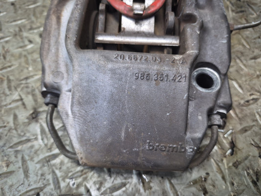 2005-2008 Porsche Boxster 987 2.7L Front Left Right Brembo Brake Caliper Set 50K