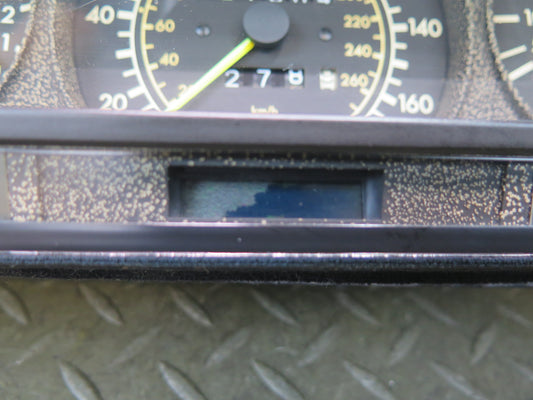 86-88 Mercedes W126 560SEL Instrument Cluster Gauge Speedometer Damaged
