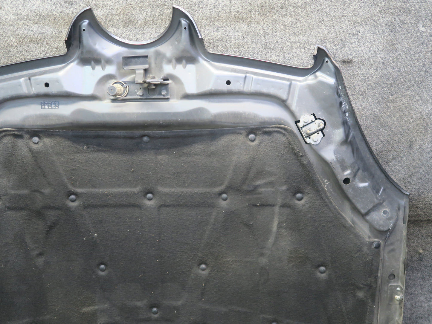 05-11 Mercedes R171 SLK Front Hood Bonnet Shell Panel Graphite Metallic OEM