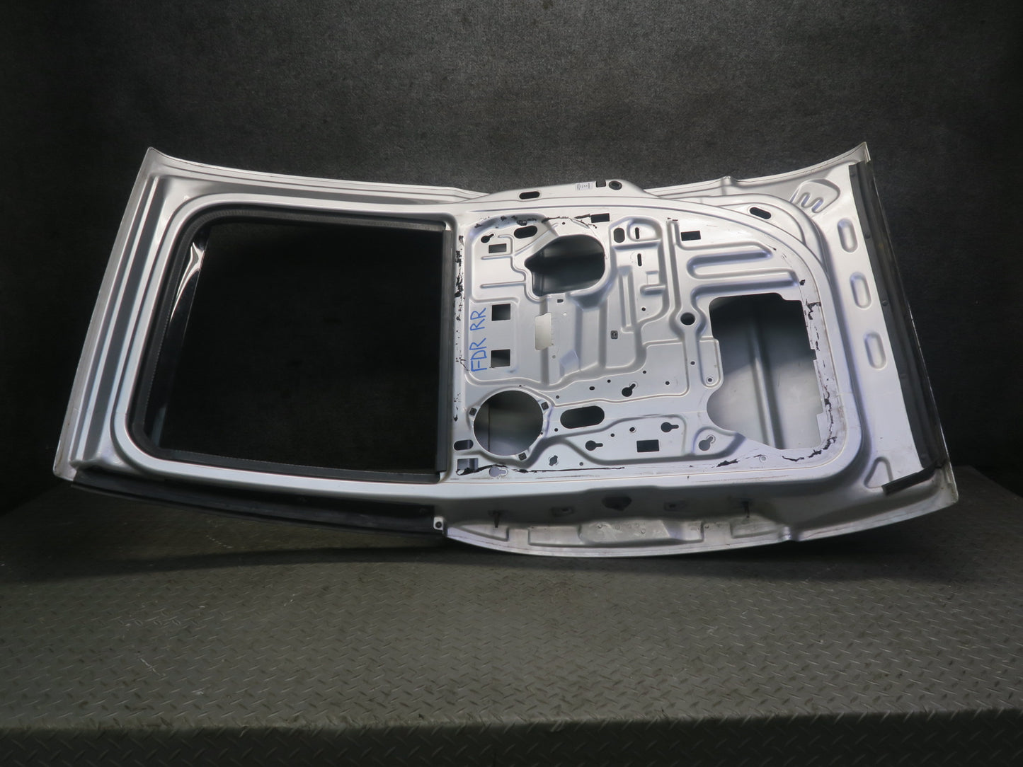 02-08 Dodge RAM 1500 DR Crew CAB Rear Right Door Shell Panel Bright Silver OEM