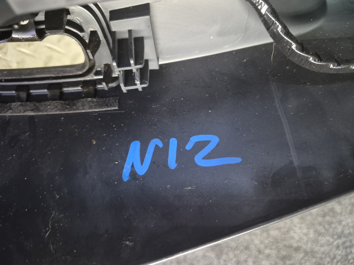 15-17 Nissan 370Z Z34 Nismo A/T Front Center Console Trim Cover Panel Black OEM