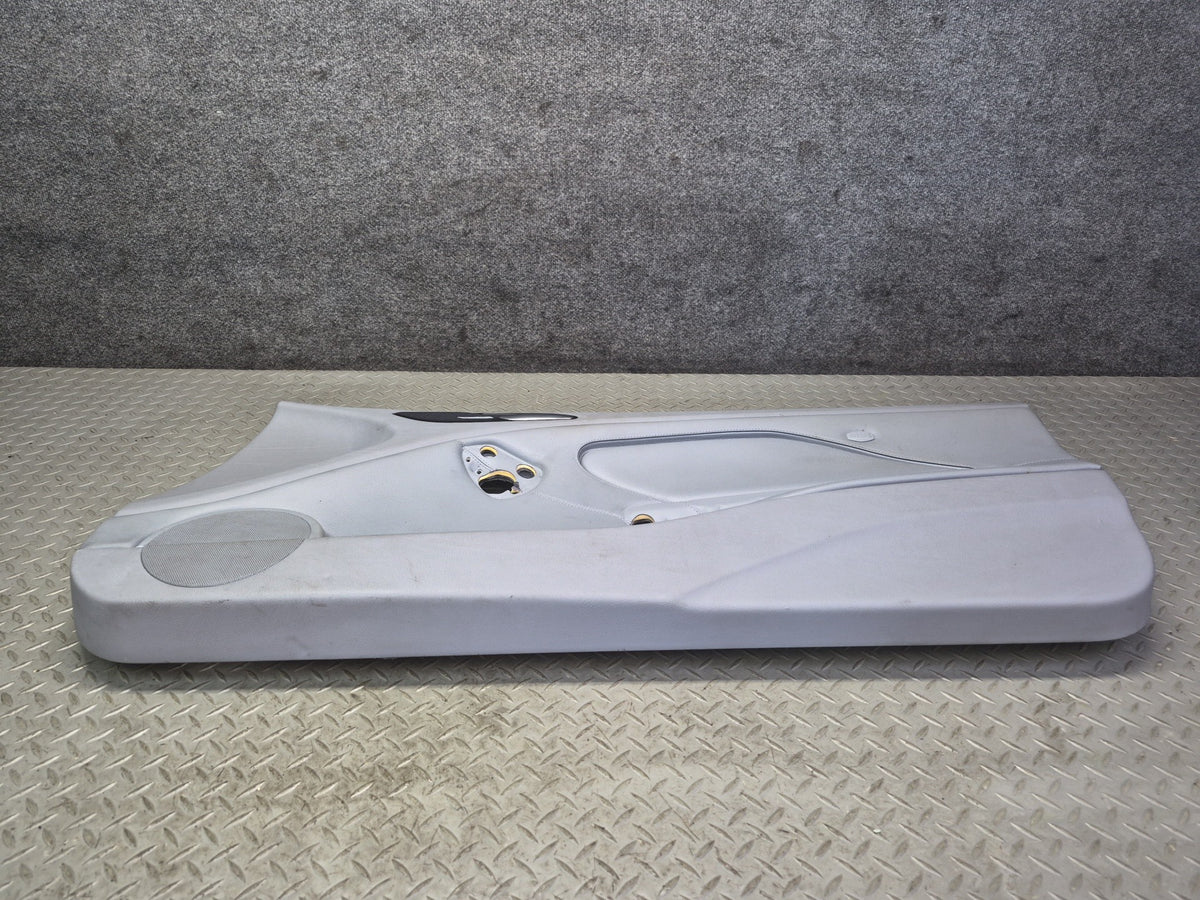 01-06 BMW E46 330ci Coupe Convert Front Door Trim Cover Panel Set Gray 110K OEM