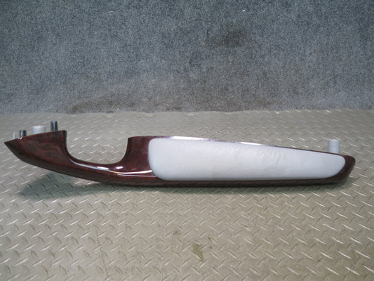 01-06 BMW E46 330Ci Convert Front & Rear Door Quarter Armrest Trim Wood Set OEM