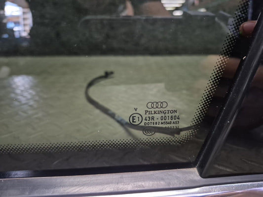 07-15 Audi 4L Q7 Rear Right Quarter Glass Window OEM