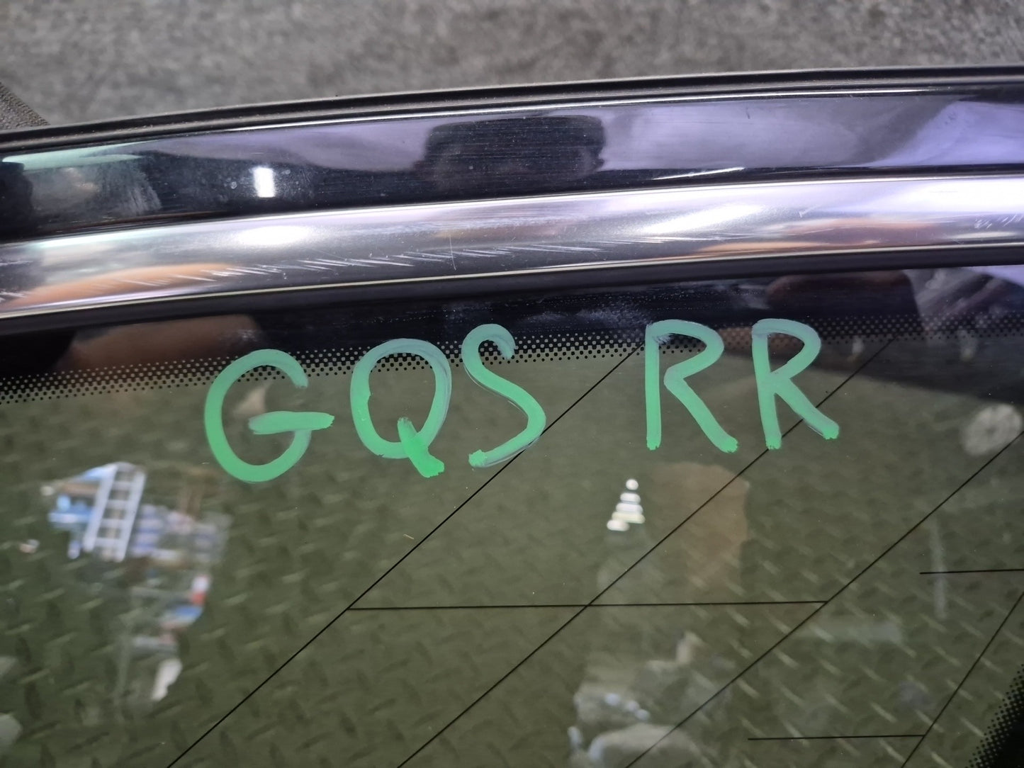 07-15 Audi 4L Q7 Rear Right Quarter Glass Window OEM