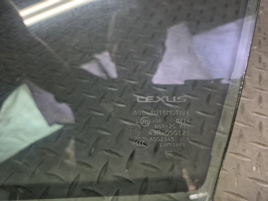 07-17 Lexus UVF46L LS600h LS460 Front Left Door Glass Window OEM