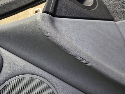 97-03 BMW E39 540i Front Left Driver Door Interior Trim Cover Panel Damaged