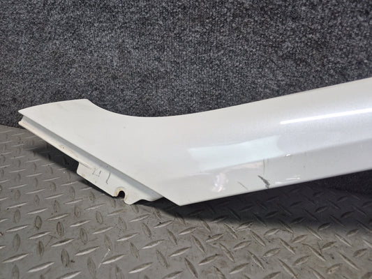 09-20 Nissan 370Z Z34 Coupe Front Left Exterior A Pillar Molding White OEM