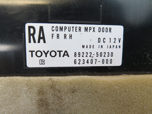 04-06 Lexus UCF30L LS430 Front Right Passenger Door Multiplex Control Module OEM