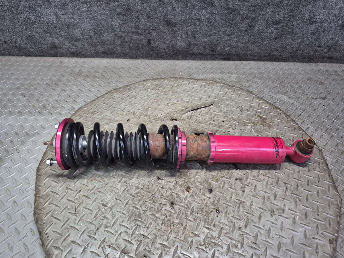 87-89 Nissan Z31 300ZX NA Front & Rear Coilover Shock Absorber Wheel Hub Set