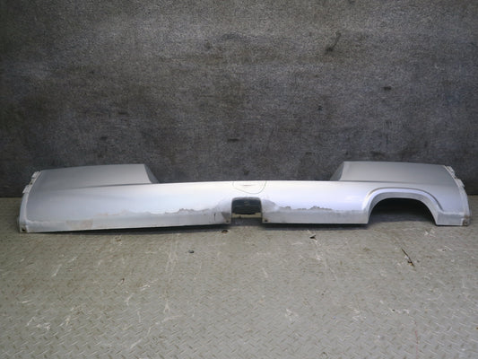 2005 Dodge RAM SRT10 DR Rear Bumper Cover Bright Silver Metallic Damaged