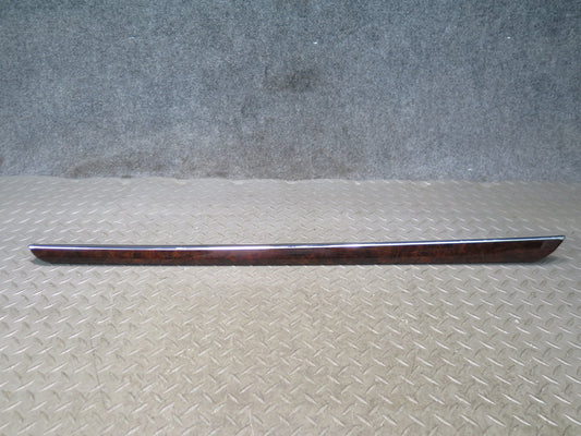 07-13 Mercedes W221 S63 AMG Front & Rear Door Panel Trim Wood Set OEM