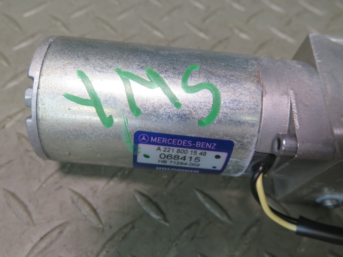 07-13 Mercedes W221 Rear Trunk Lid Hydraulic Pump Motor w Case & Cylinder OEM