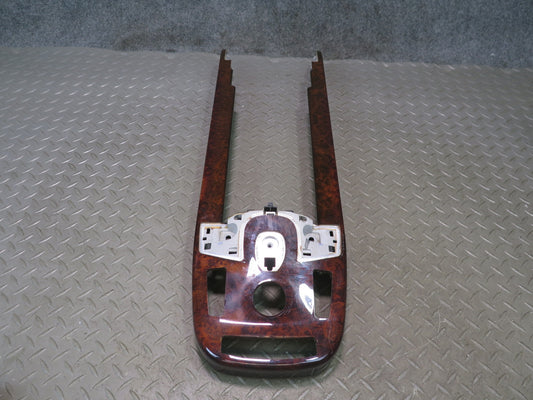 07-09 Mercedes W221 S63 AMG Front & Rear Center Console Wood Trim Panel Damaged