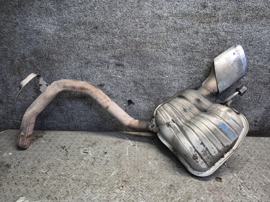 03-08 Mercedes R230 SL550 Set of 2 Rear Left & Right Exhaust Muffler w Tips OEM