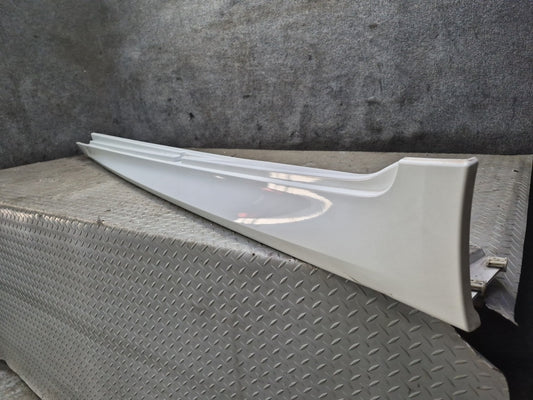 2012-2016 BMW F10 M5 Left & Right Side Skirt Rocker Panel Molding Set White