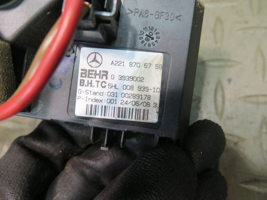07-13 Mercedes W221 S-class A/C Heater Blower Motor Fan w Resistor OEM