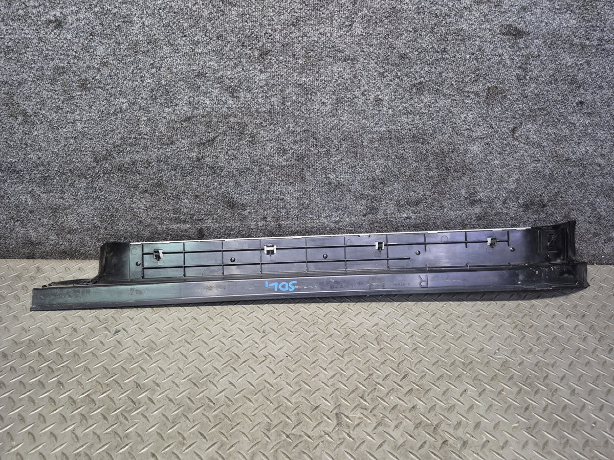 07-12 Mercedes R230 SL Set of 2 Outer Door Scuff Step Sill Plate Trim Cover OEM