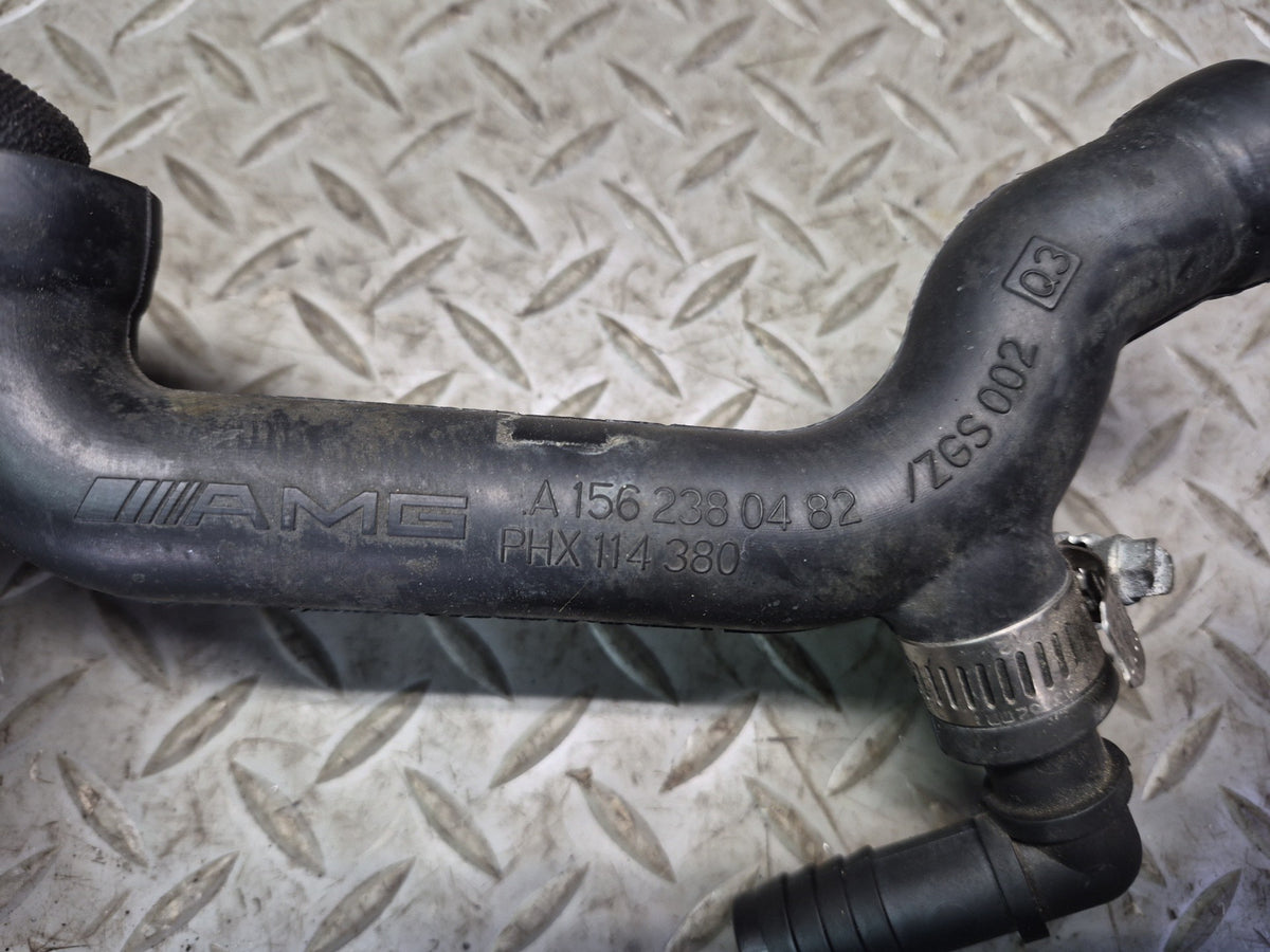08-11 Mercedes W221 S63 AMG M156 Engine Coolant Water Hose Pipe Line Set OEM