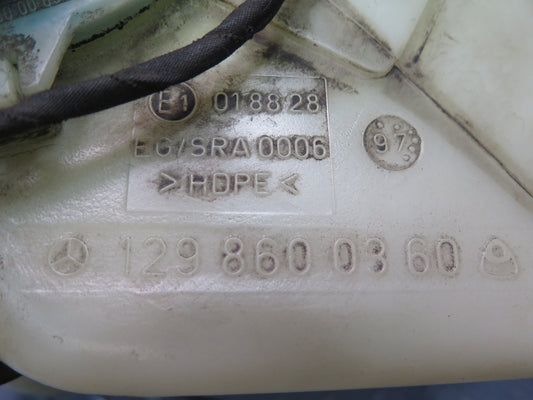 94-02 Mercedes R129 Sl-class Windshield Washer Fluid Reservoir Tank w Pump OEM