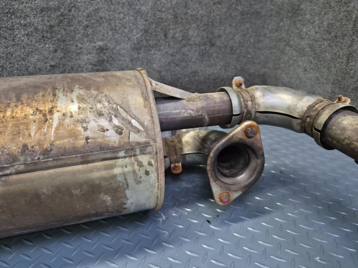 03-05 Toyota MR2 Spyder ZZW30L Rear Exhaust Muffler Pipe w Chrome Tip OEM