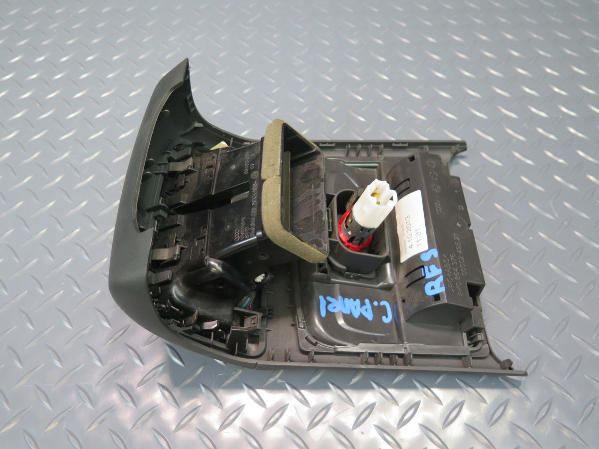 13-15 Audi RS5 8F7 Rear Center Console A/C Heater Air Vent w Trim Black OEM