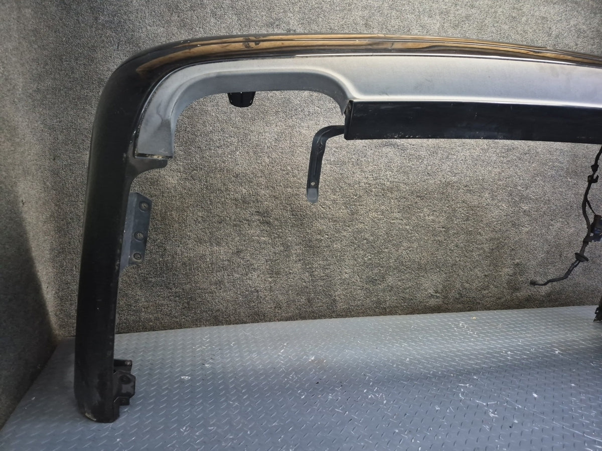 07-09 Mercedes W221 S63 AMG Sport Rear Bumper Cover Black w PDC Sensors Damaged