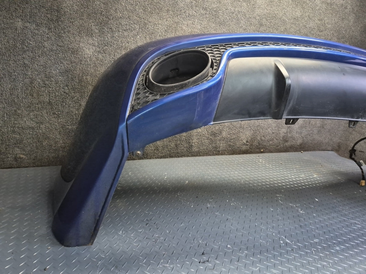 13-15 Audi RS5 8F7 Rear Bumper Cover w PDC Sensors Estoril Blue OEM