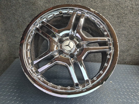 03-12 Mercedes R230 AMG Replica R19" Chrome Wheel Rim Set 19x8.5JJ ET30 5x112