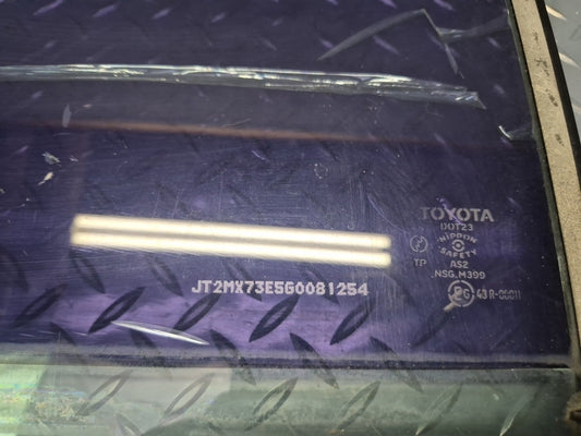 84-88 Toyota Cressida MX73 Sedan Rear Left Door Window Glass Tinted OEM