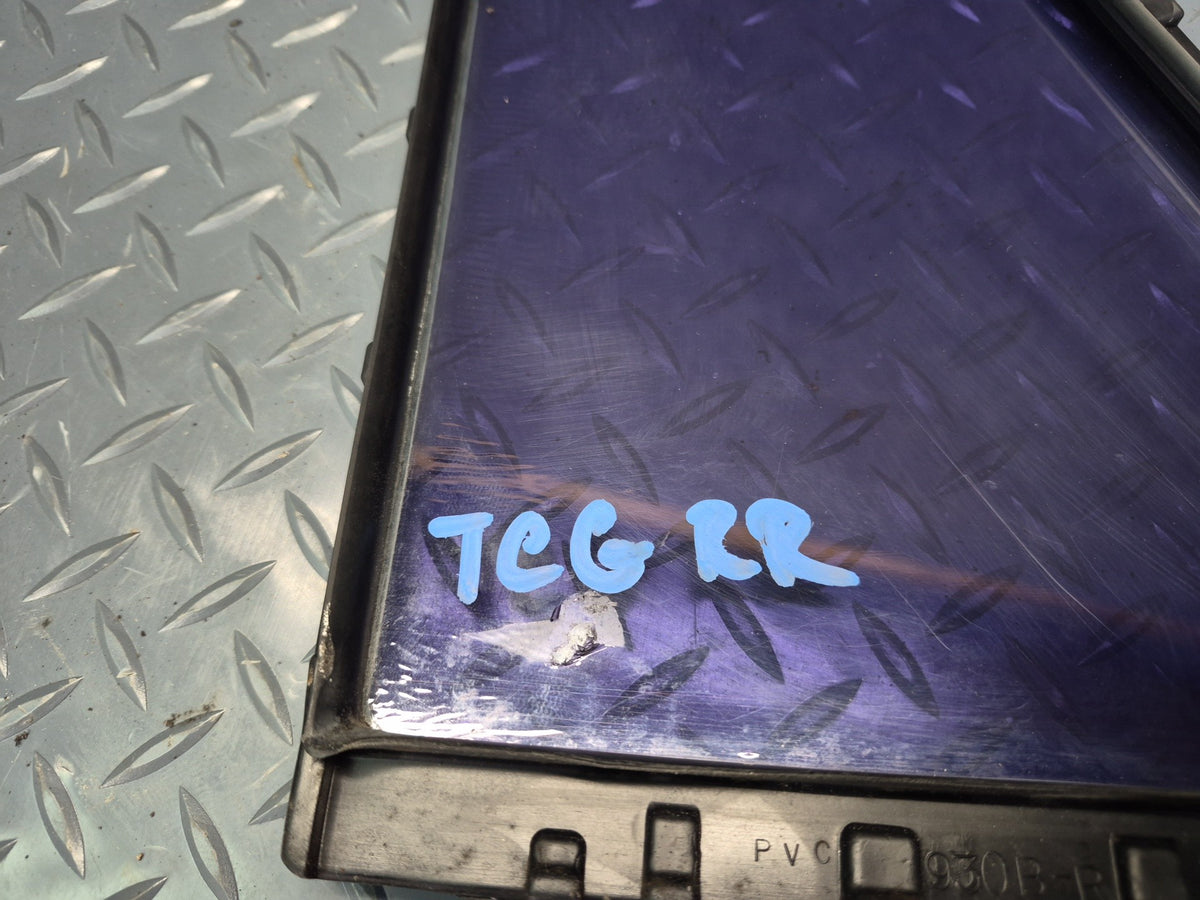 84-88 Toyota Cressida MX73 Sedan Rear Right Door Quarter Window Glass Tinted OEM